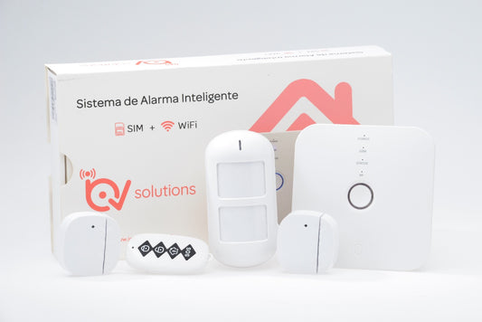 Alarma Wifi - Tarjeta SIM (SaaS Alarm) +  1 Sensores para Mascota menores de 20 kg + Sirena 90DB
