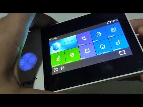Alarma Inteligente Wifi & SIM Card - Panel Táctil